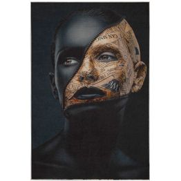 Käytävämatto Linento Kinsley, musta, eri kokoja