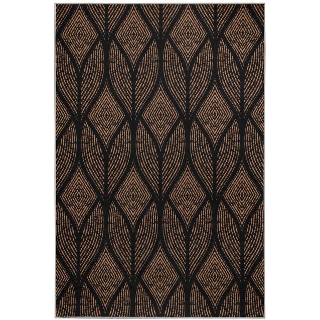 Käytävämatto Linento Delta, 80x120cm, ruskea