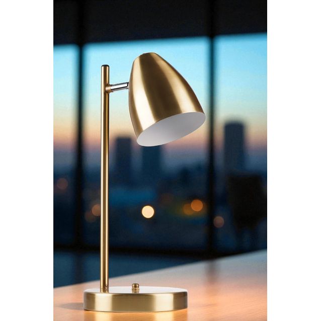 Pöytävalaisin Linento Lighting 8890-2, ø4-12.5cm, E27, max. 40W, IP20, kulta