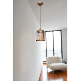 Riippuvalaisin Linento Lighting 9041-1, ø13cm, E27, max. 40W, IP20, kulta