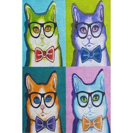 Käytävämatto Linento Khmfesto004, 80x200cm, monivärinen