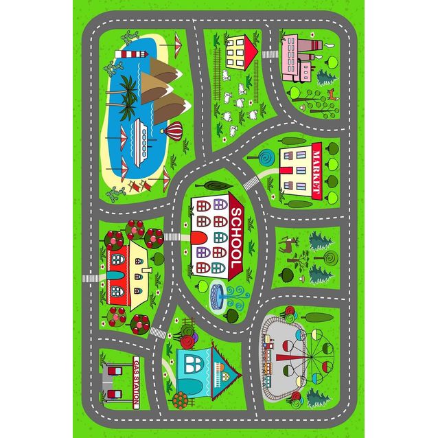 Matto Linento HMNT107, vihreä, eri kokoja