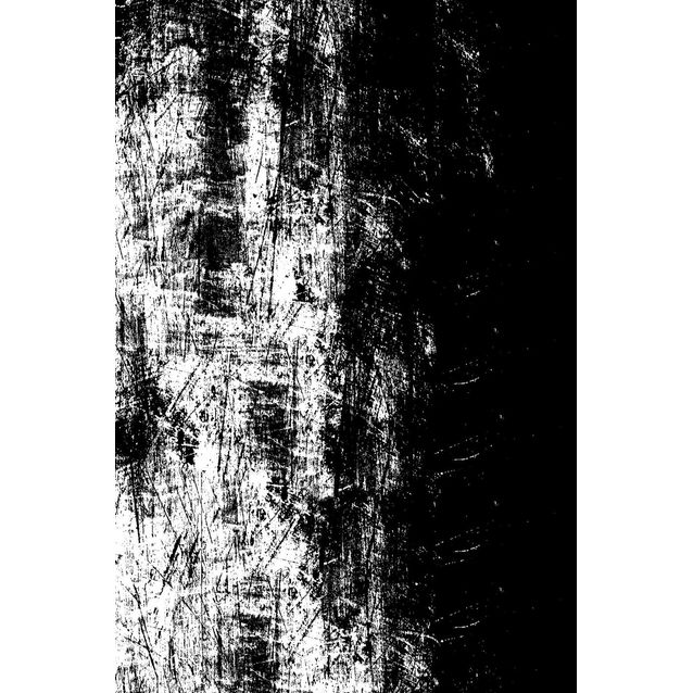 Käytävämatto Linento HMNT151, 80x150cm, mustavalkoinen