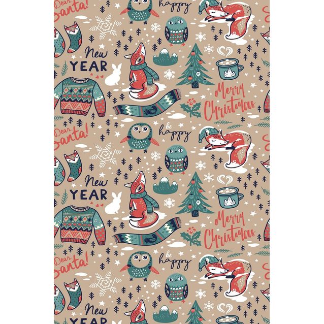 Joulumatto Linento HMNT152, 80x200cm, beige