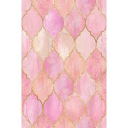 Matto Linento EXFAB299, roosa/kulta, eri kokoja