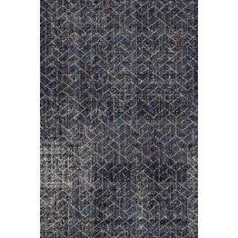 Käytävämatto Linento EXFAB317, sininen/harmaa, eri kokoja