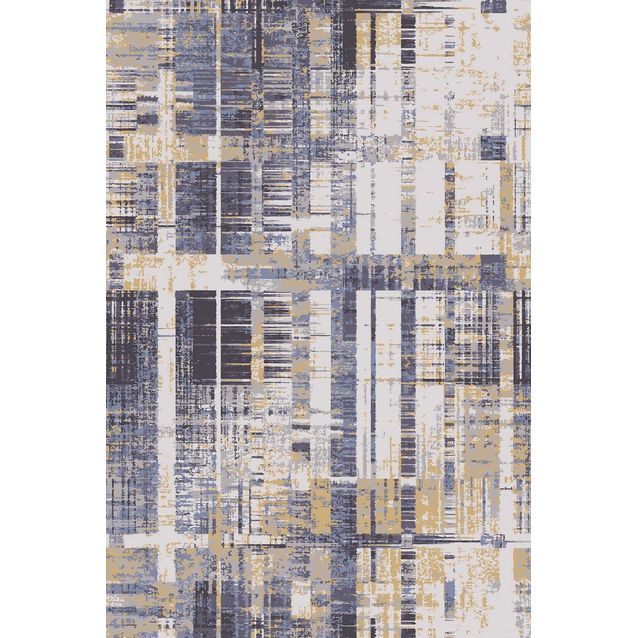 Käytävämatto Linento EXFAB323, 80x200cm, harmaa/beige