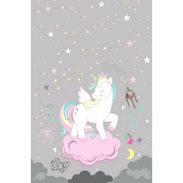 Lastenhuoneen matto Linento Els629, 120x180cm, harmaa