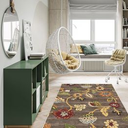 Käytävämatto Linento Els1842, 80x200cm, ruskea