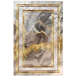 Käytävämatto Linento Els Clea kulta/harmaa, eri kokoja