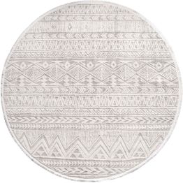 Pyöreä matto Linento Leo 2970Y beige/luonnonvalkoinen, eri kokoja