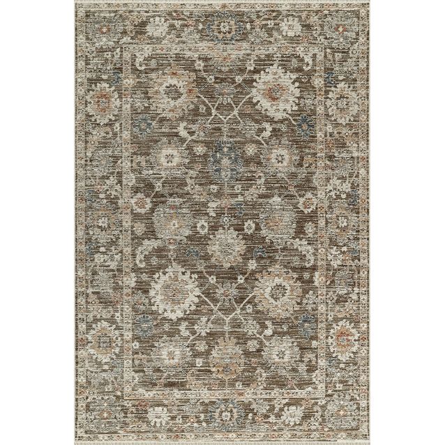 Matto Linento Flora Fl009 120x175cm harmaa/ruskea