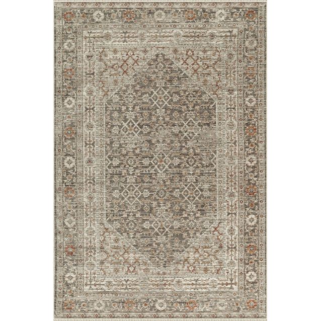 Matto Linento Flora Fl011 120x175cm harmaa/ruskea
