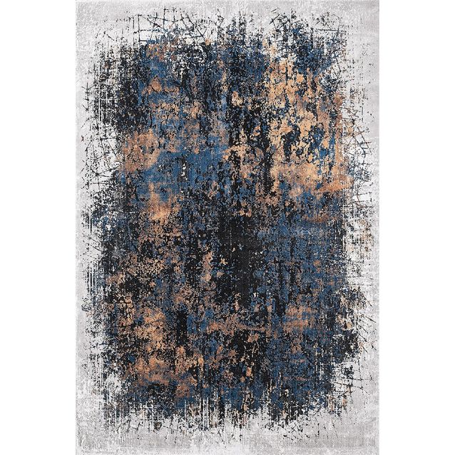 Matto Linento Woopamuk035, beige/sininen, eri kokoja