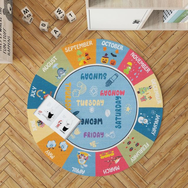 Lastenhuoneen matto Linento Woopamuk134, monivärinen, eri kokoja