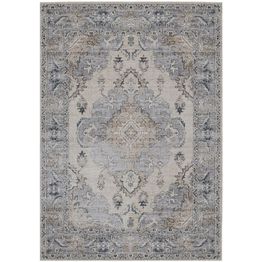 Matto Linento Woopamuk179, 160x230cm, beige/sininen