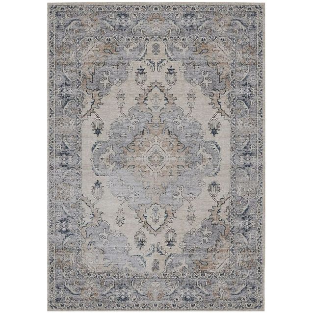 Matto Linento Woopamuk179, 160x230cm, beige/sininen