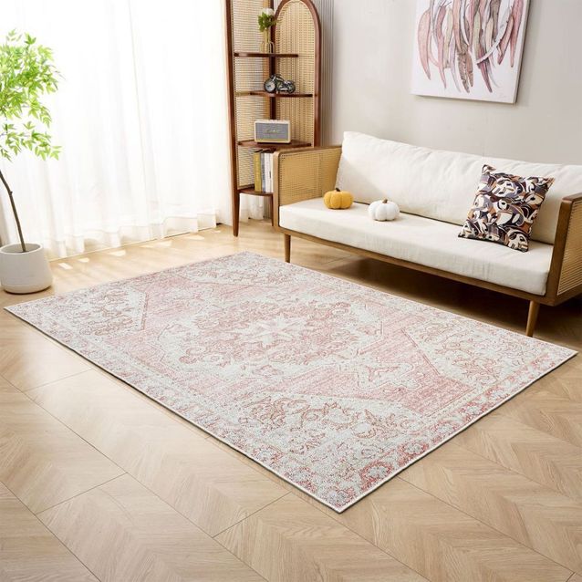 Matto Linento Woopamuk193, 100x200cm, vaaleanpunainen