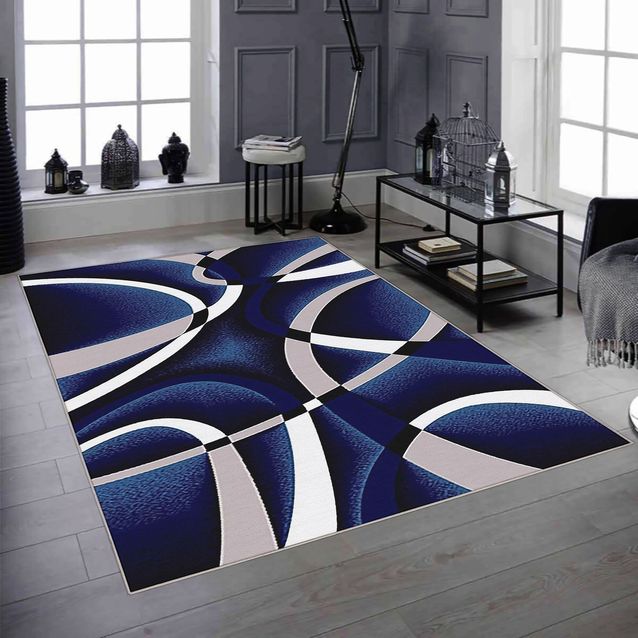 Matto Linento Woopamuk203, 120x180cm, laivastonsininen