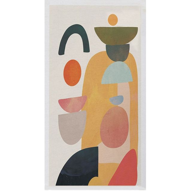 Käytävämatto Linento Woopamuk Juni 80x150cm beige/oranssi