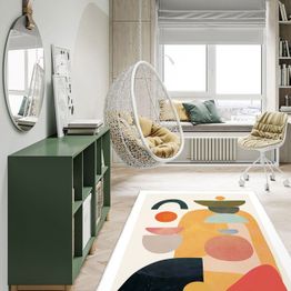 Käytävämatto Linento Woopamuk272, monivärinen, eri kokoja