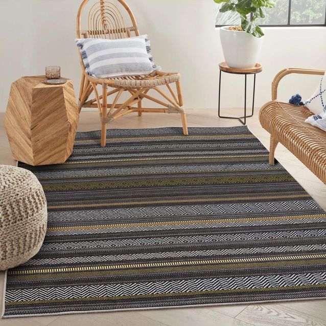 Matto Linento Woopamuk387, 180x280cm, harmaa