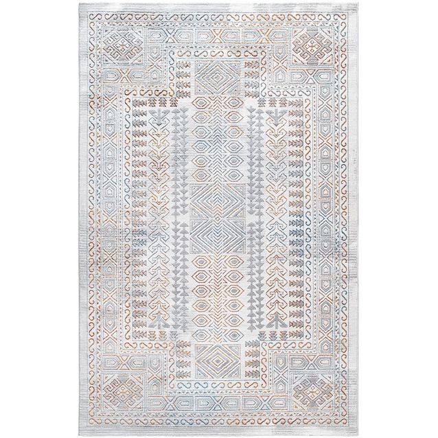 Matto Linento Paradise M0148 luonnonvalkoinen/sininen, eri kokoja