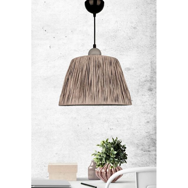 Riippuvalaisin Linento Lighting BK048, ø30cm, E27, max. 40W, IP20, harmaa