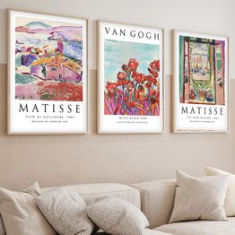 Taulusetti Linento Van Gogh - Matisse, 50x70cm, monivärinen