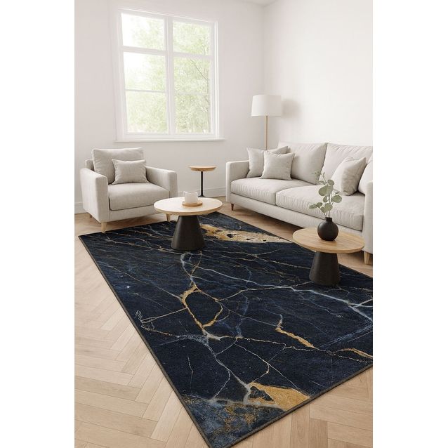 Käytävämatto Linento HM-CRP25-10, 80x140cm, sininen