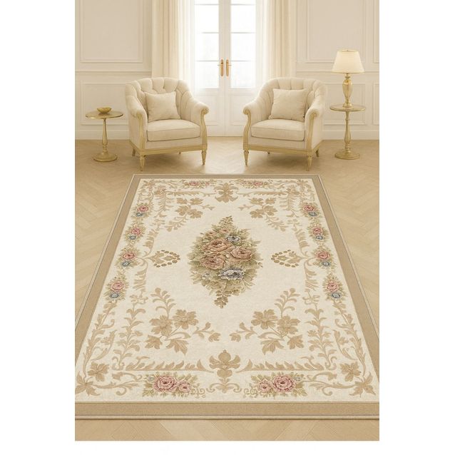 Käytävämatto Linento HM-CRP25-22, 80x140cm, beige/ruskea
