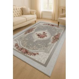 Käytävämatto Linento HM-CRP25-23, 80x140cm, harmaa