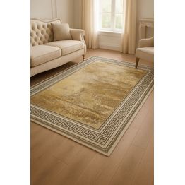 Käytävämatto Linento HM-CRP25-26, 80x140cm, beige/kulta