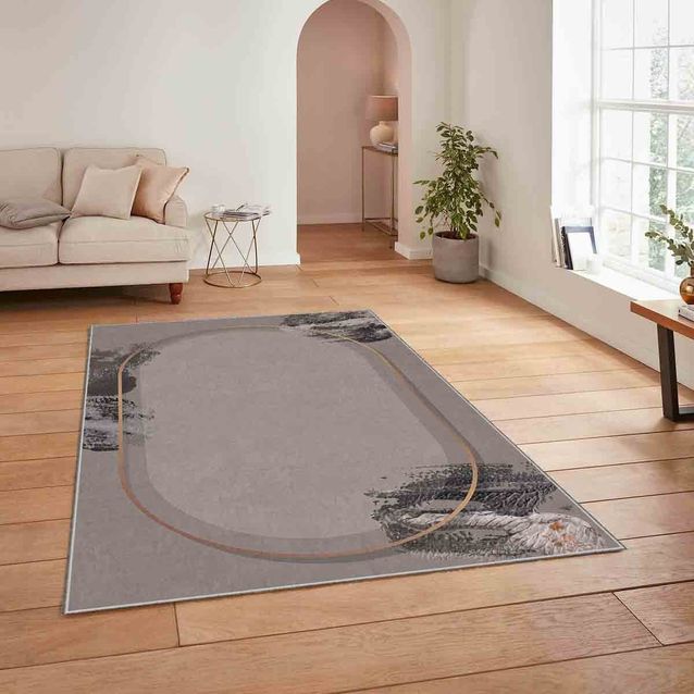 Käytävämatto Linento HM-CRP25-41, 80x140cm, harmaa