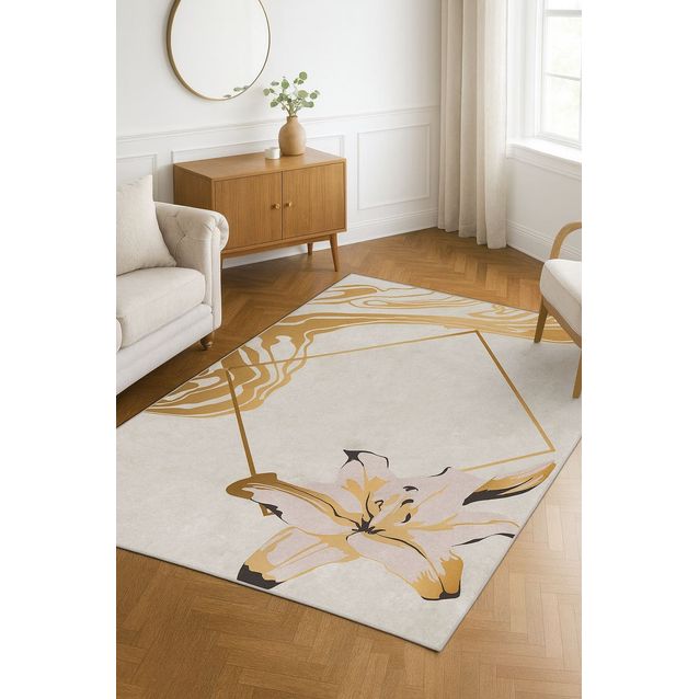 Käytävämatto Linento HM-CRP25-42, 80x140cm, kulta