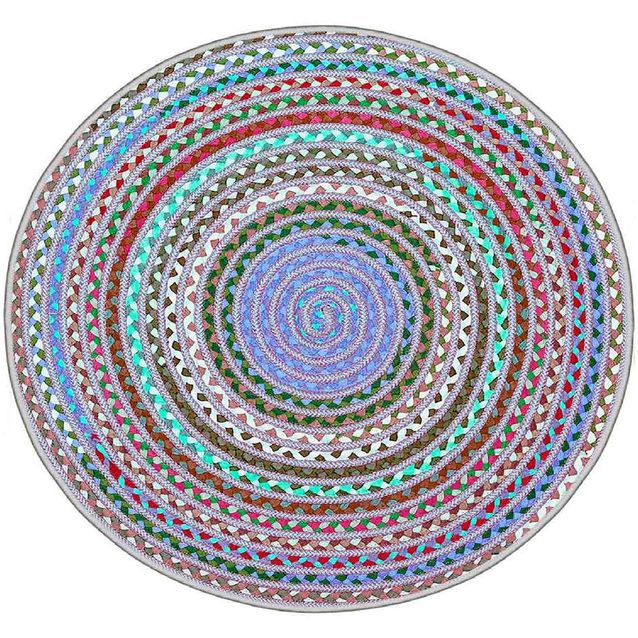 Pyöreä matto Linento Wookece266, Ø70cm, monivärinen