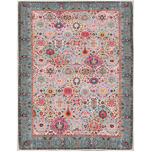 Matto Linento Woosonil Renja punainen/vihreä, eri kokoja