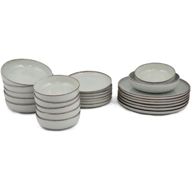 Lautassetti Linento Säde, 24 osaa, vihreä, lisäkuva 8