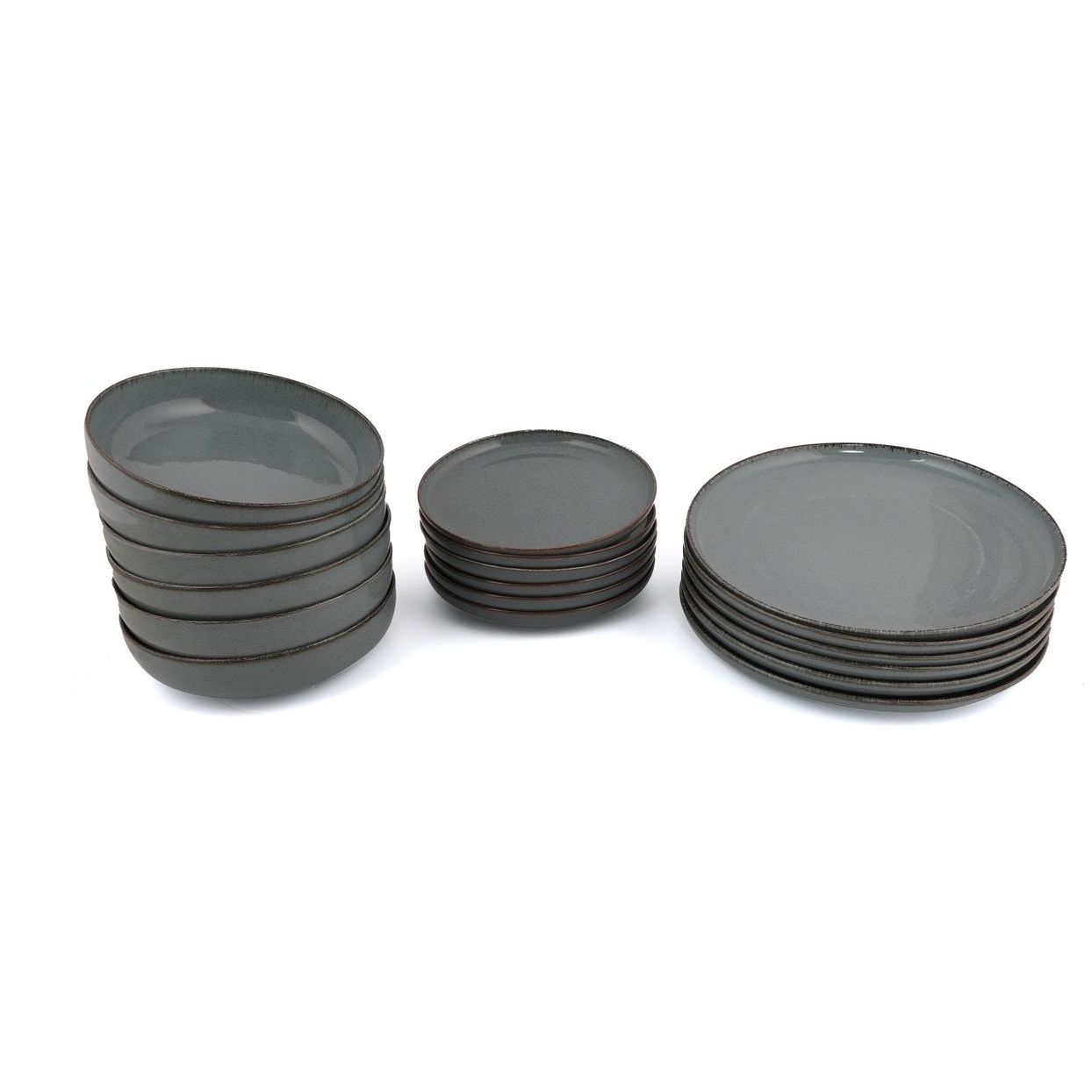 Lautassetti Linento Amelia, 18 osaa, sininen