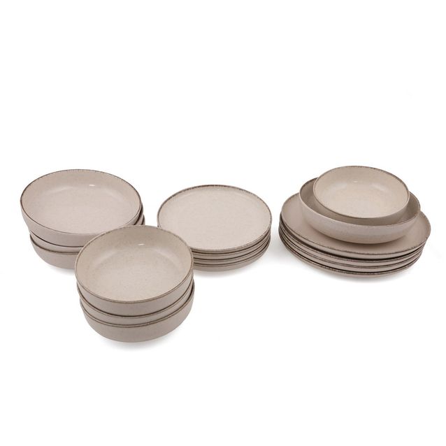 Lautassetti Linento Beatrice, 16 osaa, kerma, lisäkuva 7