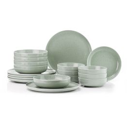 Lautassetti Linento Isabella, 18 osaa, monivärinen