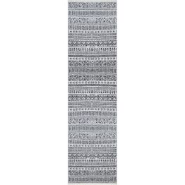 Käytävämatto Linento Ari 80x300cm mustavalkoinen