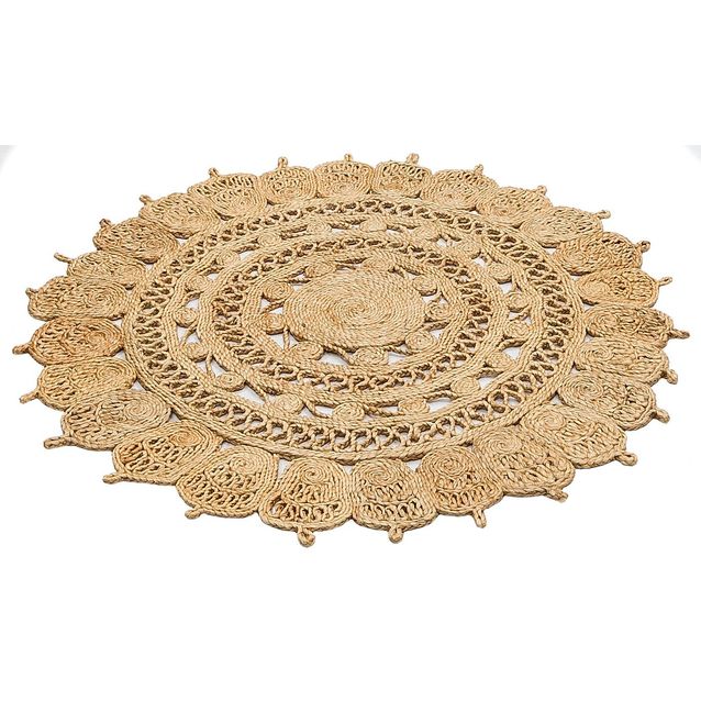 Pyöreä juuttimatto Linento Cali Ø120cm beige