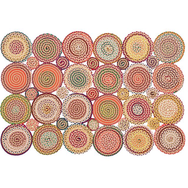 Matto Linento Björn punainen/oranssi/keltainen, eri kokoja