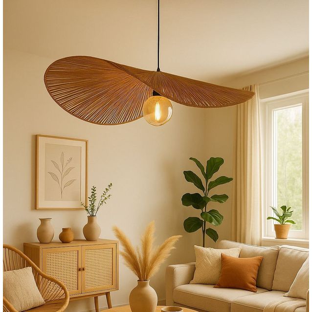 Riippuvalaisin Linento Lighting BRZ-340032, ø30cm, E27, max. 40W, IP20, bambu