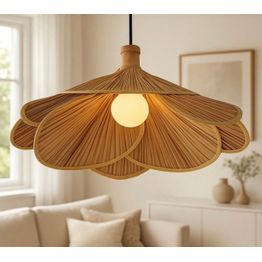 Riippuvalaisin Linento Lighting BRZ-343407, ø50cm, E27, max. 40W, IP20, bambu