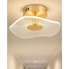 LED-kattovalaisin Linento Lighting BRZ-343418, ø19cm, IP20, kulta