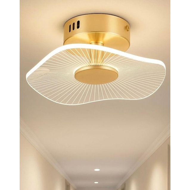 LED-kattovalaisin Linento Lighting BRZ-343418, ø19cm, IP20, kulta
