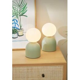 Pöytävalaisin Linento Lighting BRZ-340113, ø15cm, E27, max. 40W, IP20, minttu