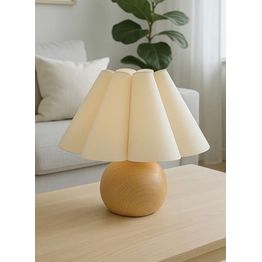 Pöytävalaisin Linento Lighting BRZ-343406, ø10-23cm, E27, max. 40W, IP20, kerma/beige